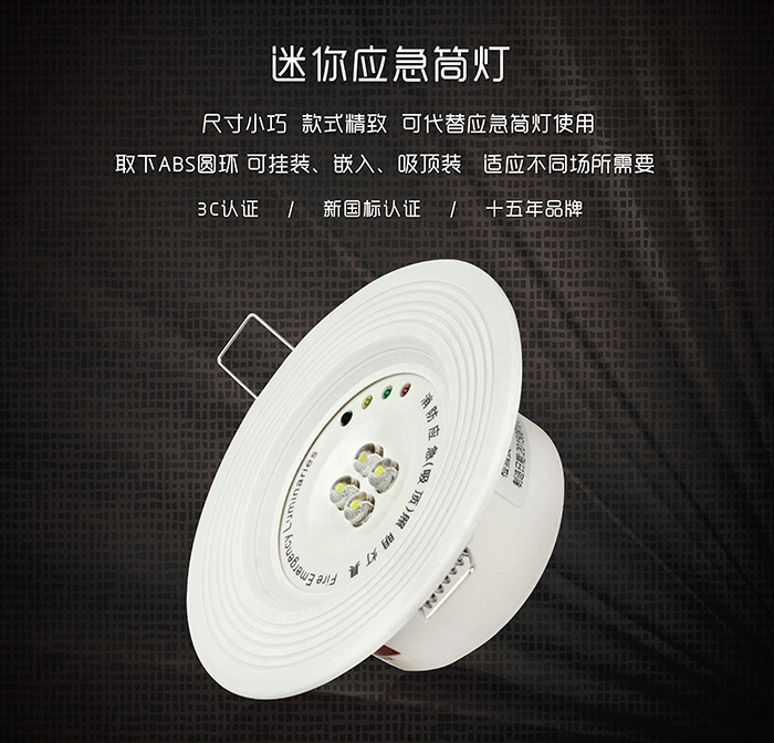 藝光消防迷你應急筒燈--精致小巧的體驗，不容錯過的選擇